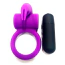 Эрекционное кольцо c вибрацией Virgite Essentials Clitorial Vibrating Ring E9, фиолетовое - Фото №4