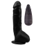 Вибратор Rubicon Vibrating Dick 9.9, черный - Фото №1
