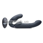 Безремневой страпон с вибрацией Strap U Ergo-Fit Twist, черный - Фото №1