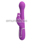 Вібратор з ротацією і поштовхами Pretty Love Twinkled Tenderness Dejon, фіолетовий - Фото №1