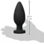 Анальна пробка Tom of Finland XXL Silicone Anal Plug, чорний - Фото №2