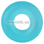 Эрекционное кольцо Stretchy Cock Ring, голубое - Фото №1