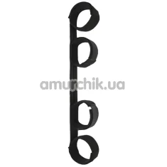 Фиксаторы для рук и ног Blaze Luxury Fetish Soft Spreader Bar, черные - Фото №1