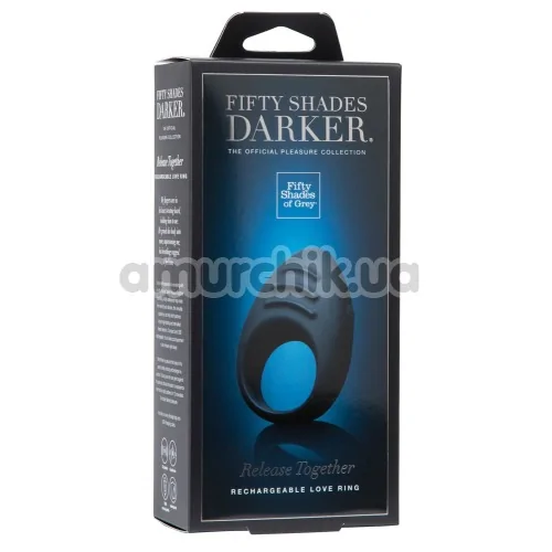 Виброкольцо Fifty Shades Darker Release Together, серое