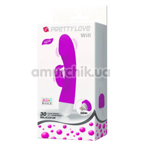 Вибратор Pretty Love Will, фиолетовый