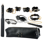 Бондажный набор Guilty Pleasure Eclipse Braided Pleasure Set, черный - Фото №1