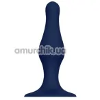 Анальная пробка Cheeky Love Silicone Plug L, синяя - Фото №1