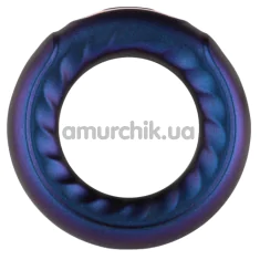 Віброкільце для члена Hueman Saturn Vibrating Cock And Ball Ring, фіолетове - Фото №1