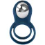 Виброкольцо для члена Boners Vibrating Double Cock Ring, синее - Фото №1