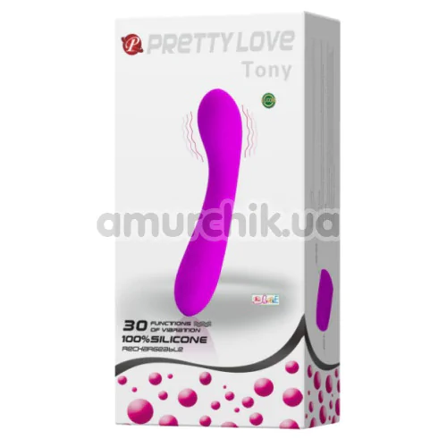 Вибратор Pretty Love Tony, фиолетовый