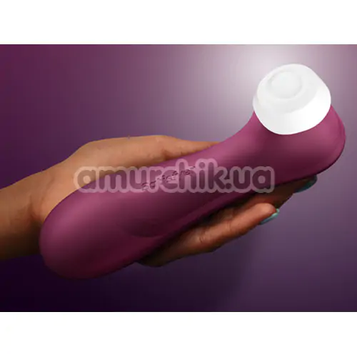 Симулятор орального секса для женщин Satisfyer Pro 2 Generation 3 Connect App, бордовый