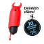 Кліторальний вібратор Crushious O-Pet Pocket Vibe Devil, червоний - Фото №8