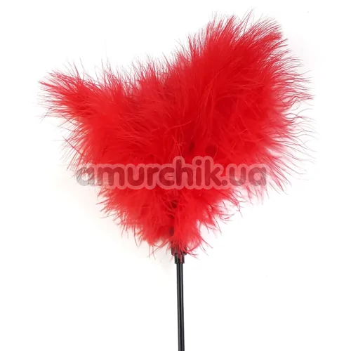 Перышко для ласк Art of Sex Feather Paddle перо индюка, красное