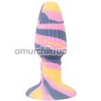 Анальна пробка Coloгful Joy Tricolour Butt Plug, мультикольорова - Фото №1