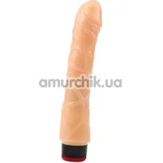 Вибратор Real Touch XXX 9 с большой головкой, телесный - Фото №1