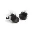 Украшения для сосков Bijoux Indiscrets Burlesque Pasties Feather, черные - Фото №1