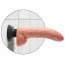 Вибратор King Cock Vibrating Cock With Balls 22.9 см, телесный - Фото №4