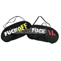 Комплект из 2-х масок на глаза Eye Mask Set Fuck - Фото №1