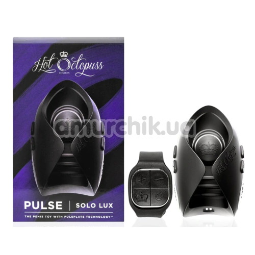 Мастурбатор с вибрацией Kiiroo Hot Octopuss Pulse Solo Lux, черный