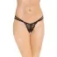 Трусики-стринги G-String (модель 2444), черные - Фото №2