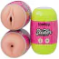 Мастурбатор Lovetoy Slider Double-Ended Masturbator Vagina and Anus, телесный - Фото №1