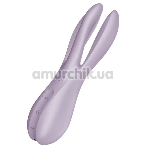 Кліторальний вібратор Satisfyer Threesome 2, фіолетовий