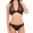 Комплект Midnight Halter 2-Piece Bra Set, чорний: бюстгальтер + трусики - Фото №3