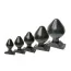 Анальная пробка Mister B All Black Kevin Butt Plug 8, черная - Фото №2