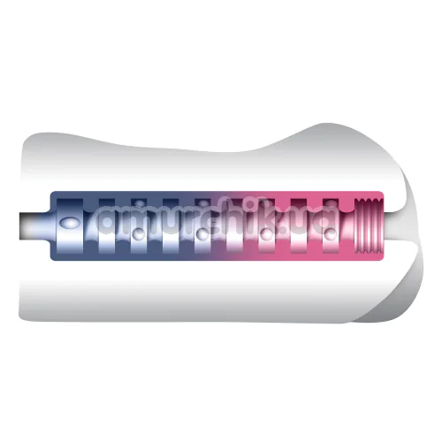 Искусственная вагина Adam & Eve Intensity Power Stroker, прозрачная
