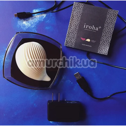 Клиторальный вибратор Tenga Iroha + Kushi, желтый