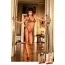 Комплект Black Mesh Bikini Set (модель B186): бюстгальтер + трусики-стринги - Фото №1