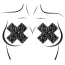 Украшения для сосков Leg Avenue X-Factor Rhinestone Nipple Covers, черные - Фото №3