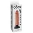 Вибратор King Cock Vibrating Cock 19.7 см, телесный - Фото №12