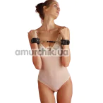 Фіксатори для рук Loveshop Handcuffs 3, чорні - Фото №1