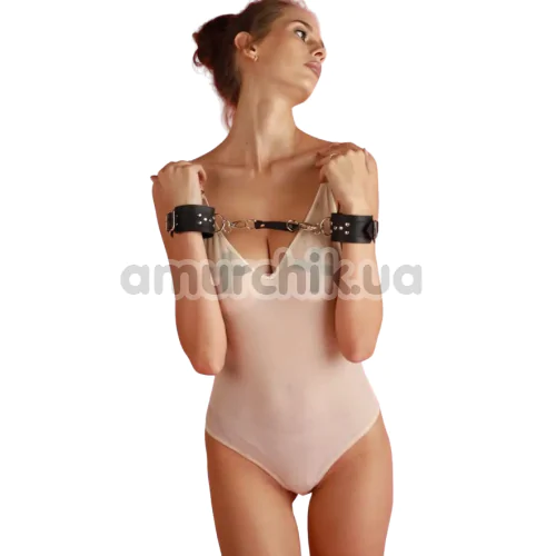 Фиксаторы для рук Loveshop Handcuffs 3, черные - Фото №1