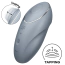 Клиторальный вибратор с пульсацией Satisfyer Tap & Climax 1, серо-голубой - Фото №4