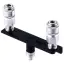 Адаптер для секс-машин Hismith Double KlicLok Connector Adapter, черный - Фото №5