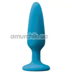 Анальна пробка Colours Pleasure Small Plug, блакитна - Фото №1