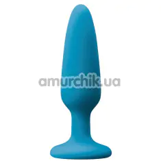 Анальна пробка Colours Pleasure Small Plug, блакитна - Фото №1