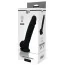 Фалоімітатор Real Love Premium Silicone Dildo 9 з мошонкою, чорний - Фото №2