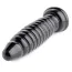 Анальна пробка Master Cock Obsession Ribbed Anal Plug, чорна - Фото №2