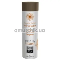 Массажное масло Shiatsu Body Oil Luxury Green Tea & Tangerine - зеленый чай и мандарин, 75 мл - Фото №1