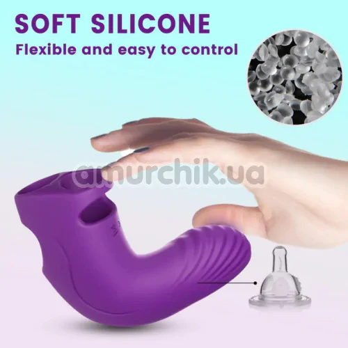 Вибратор на палец Finger Vibrator Aurora, фиолетовый