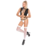 Чулки Elegant Moments Fishnet Thigh High With Back Seam, белые - Фото №1