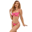 Комплект Star Night Sultry Sleep Lingerie Set, розовый: бюстгальтер + трусики - Фото №1
