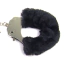 Наручники Roomfun Furry Cuffs, чорні - Фото №3