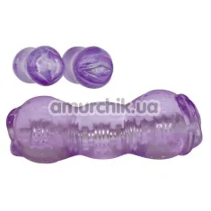 Мастурбатор Violetta's Mouth & Vagina, фиолетовый - Фото №1