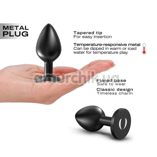 Анальная пробка Dorcel Onix Plug M, черная