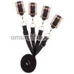 Фиксаторы для рук и ног Rosy Gold Nouveau Under-Mattress Restraint Set, золотые - Фото №1