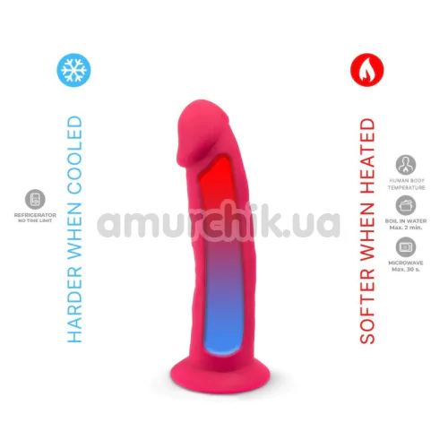 Фалоімітатор Silexd Premium Silicone Dildo Model 2 Size 6, рожевий